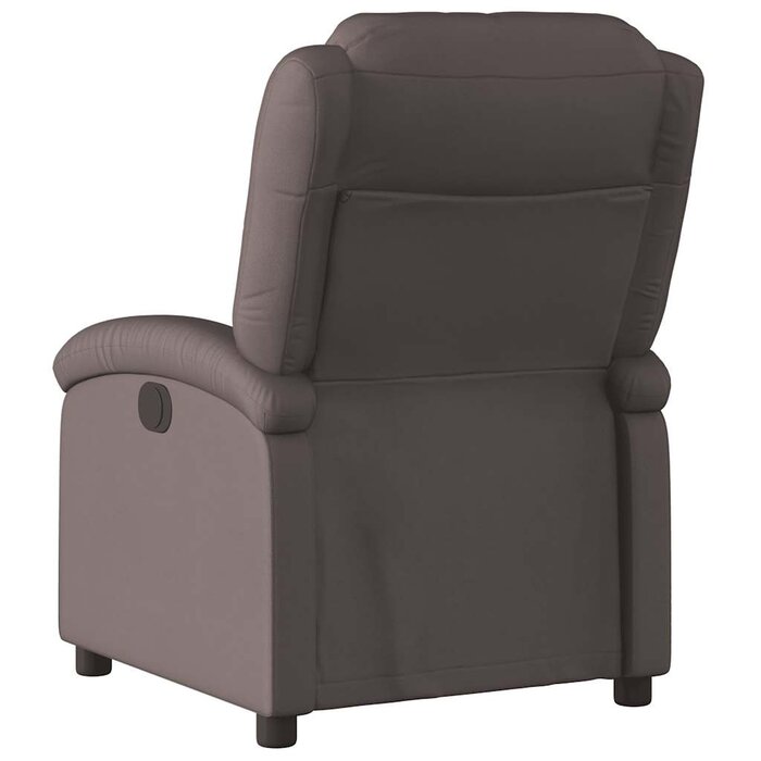 Vidaxl Verstellbarer Relaxsessel aus Echtleder Dunkelbraun - jetzt bis zu 35% sparen