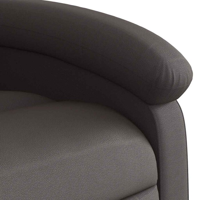 Vidaxl Verstellbarer Relaxsessel aus Echtleder Dunkelbraun - jetzt bis zu 35% sparen