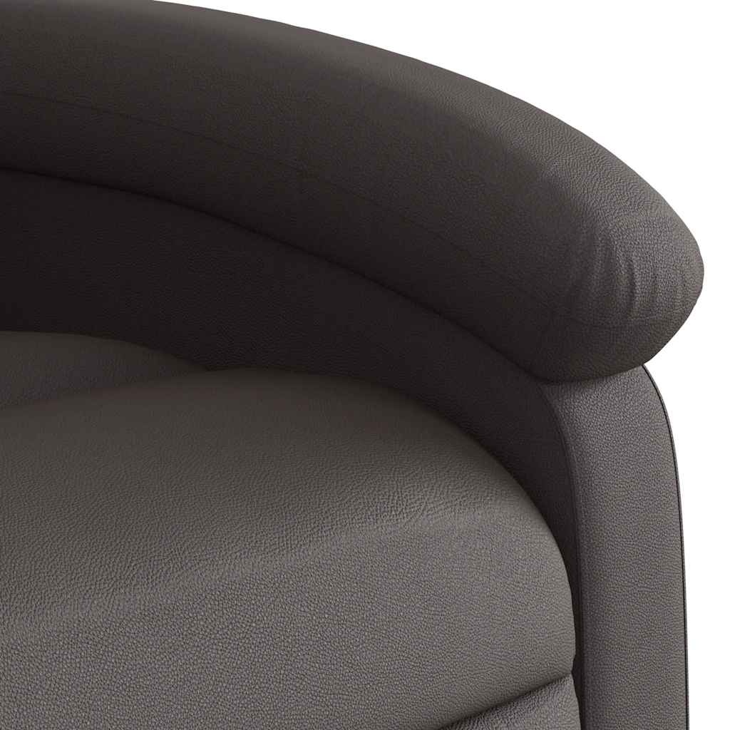 Vidaxl Verstellbarer Relaxsessel aus Echtleder Dunkelbraun - jetzt bis zu 35% sparen