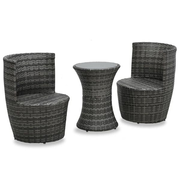 Vidaxl 3-tlg. Bistro-Set aus Rattan - Jetzt bis zu 35% Rabatt sichern
