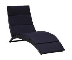 Vidaxl Sonnenliege mit Kissen Grau - 162 x 64 x 86 cm - 56% Rabatt