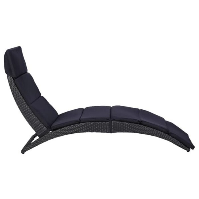 Vidaxl Luxus Poly-Rattan Sonnenliege Grau - Jetzt bis zu 34% günstiger!