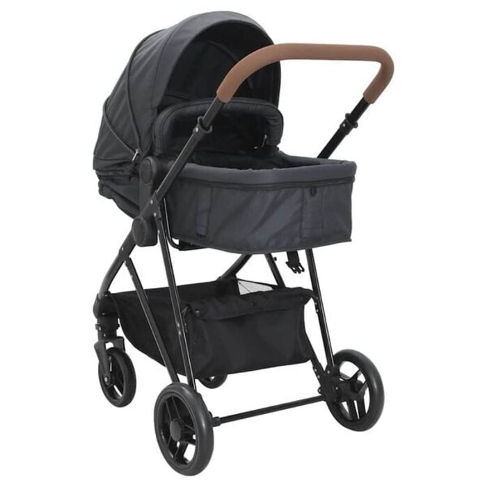 Vidaxl 2-in-1 Kinderwagen & Buggy - Anthrazit - bis zu 35% Rabatt