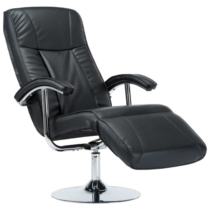 Vidaxl Eleganter Relaxsessel in Schwarz - Verstellbar - Outlet-Angebot bis zu 35% Rabatt