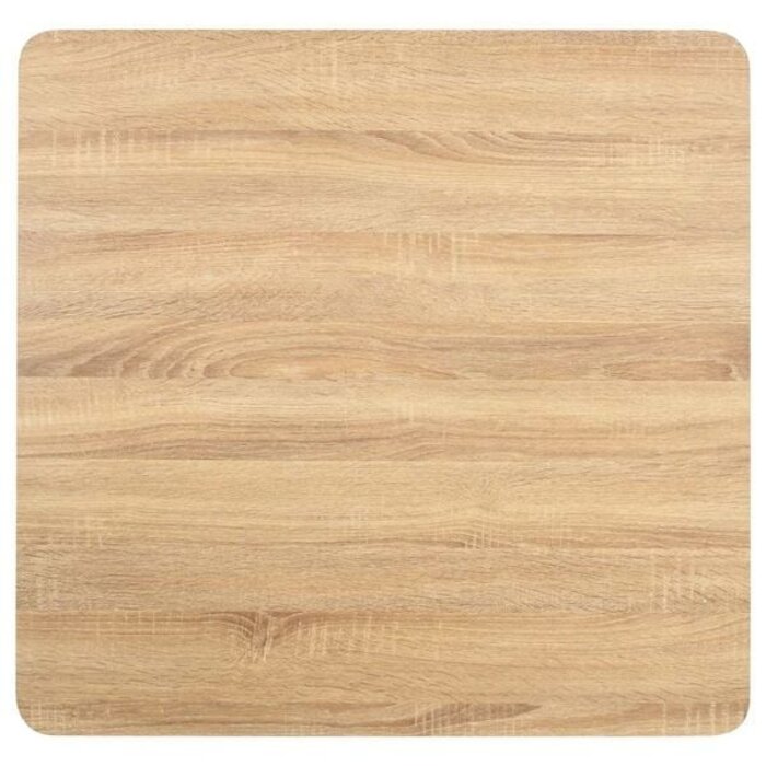 Vidaxl Eleganter Bistrotisch 80x80 cm - Hellbraun - Sparen Sie bis zu 35% im Outlet