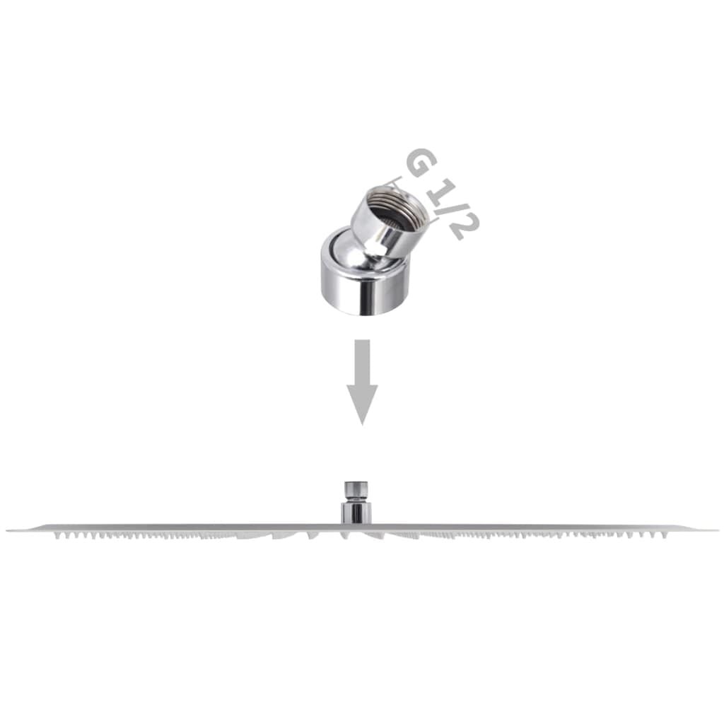 Vidaxl Großer quadratischer Regenduschkopf 50x50 cm - bis zu 34% Rabatt sparen
