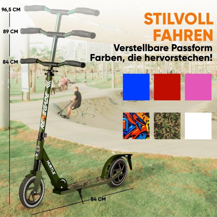 Klappbarer Camouflage Cityroller - bis zu 42% günstiger - belastbar bis 100 kg