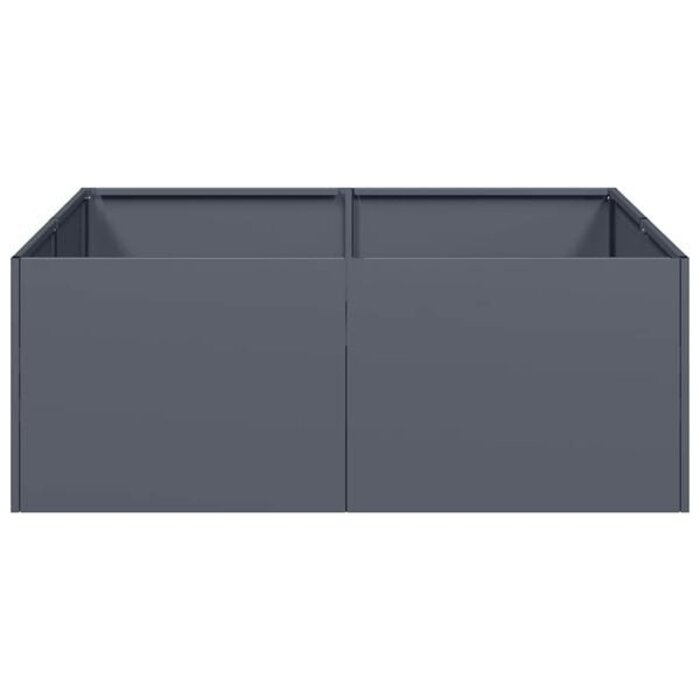 Vidaxl Design-Pflanzkübel 80x80x30 cm Anthrazit - bis zu 53% günstiger