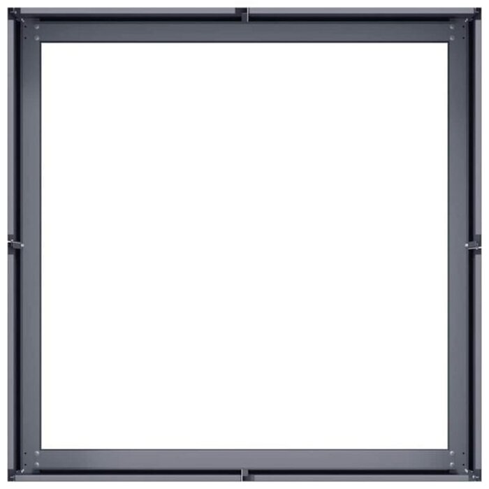 Vidaxl Design-Pflanzkübel 80x80x30 cm Anthrazit - bis zu 53% günstiger