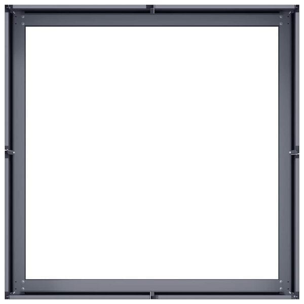 Vidaxl Design-Pflanzkübel 80x80x30 cm Anthrazit - bis zu 53% günstiger