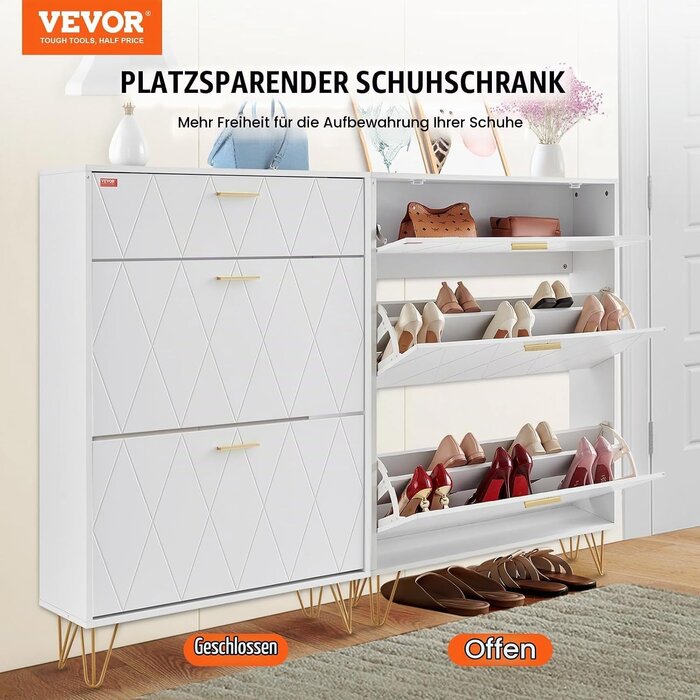 Schuhkipper mit 3 Klappen Weiß - Platzwunder, jetzt bis zu 45% reduziert
