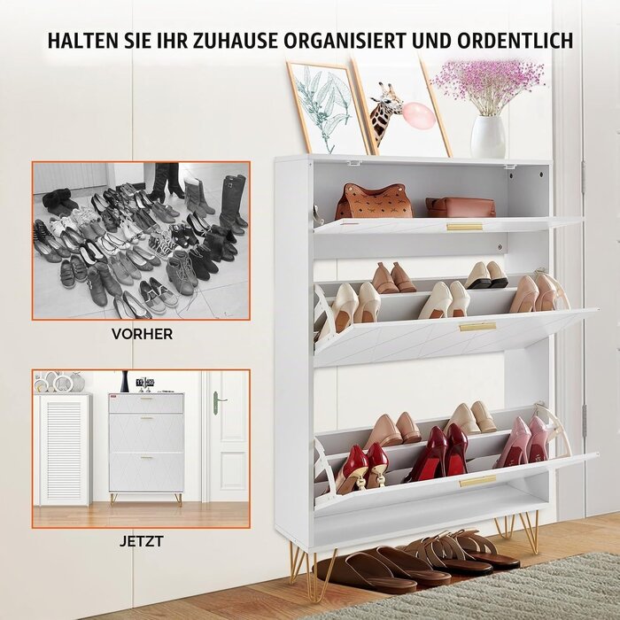 Schuhkipper mit 3 Klappen Weiß - Platzwunder, jetzt bis zu 45% reduziert