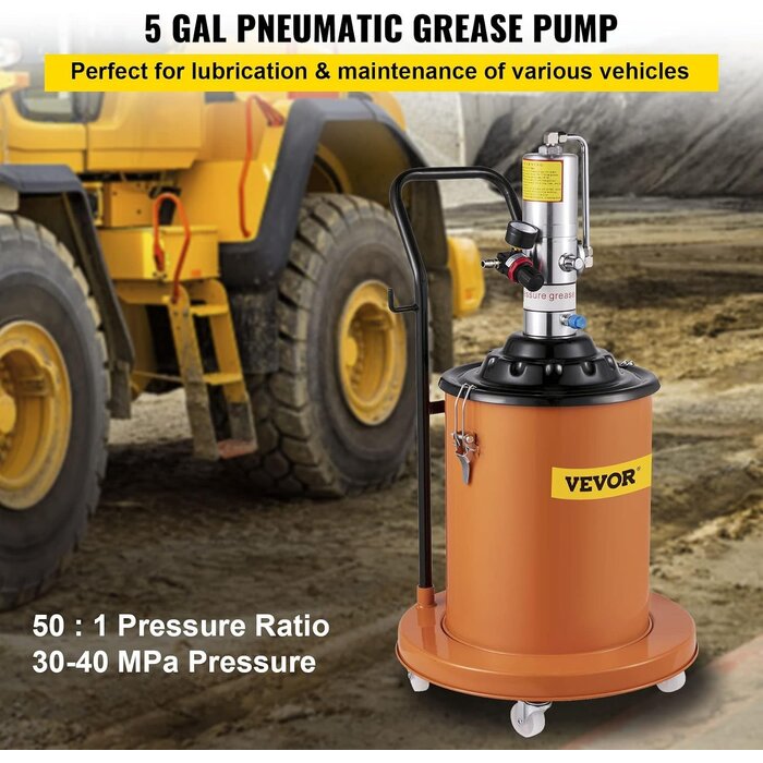 Pneumatische Fettpresse 20L - Profi Schmiergerät bis zu 35% günstiger