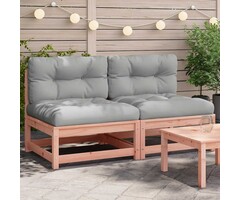 Vidaxl 2er Set Gartenbank Douglasienholz mit Kissen - 60% Rabatt