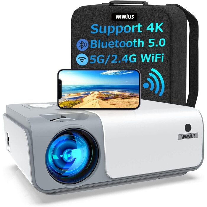 Full HD Videoprojektor 1080p, 5G WLAN, Bluetooth - bis zu 29% Rabatt