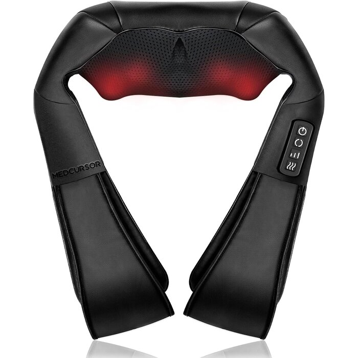 3D Shiatsu-Massagekissen mit Wärme - Schwarz - Bis zu 32% günstiger