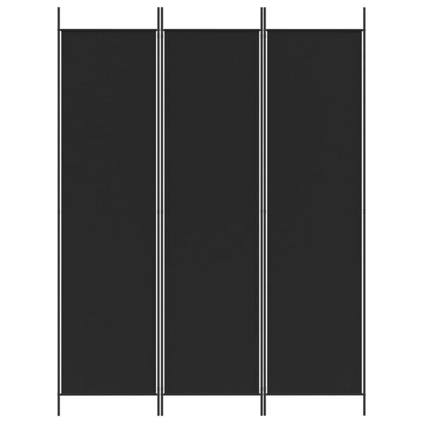 Raumteiler 3-teilig 150x200 cm Schwarz - Bis zu 32% günstiger