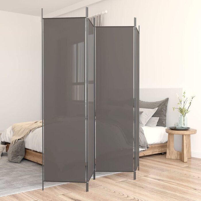 Flexibler Raumteiler 200x200 cm - Anthrazit - bis zu 32% Rabatt