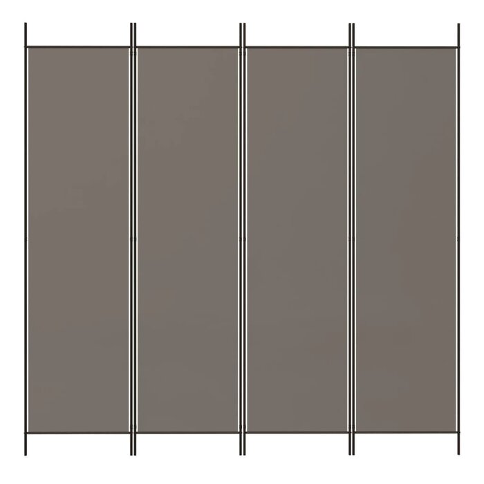 Flexibler Raumteiler 200x200 cm - Anthrazit - bis zu 32% Rabatt