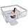 Großer Baby-Laufstall 150x150 cm - Grau - Outlet bis zu 34% Rabatt