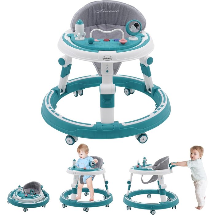 3-in-1 Baby-Lauflernwagen & Spielcenter, höhenverstellbar - bis zu 29% Rabatt