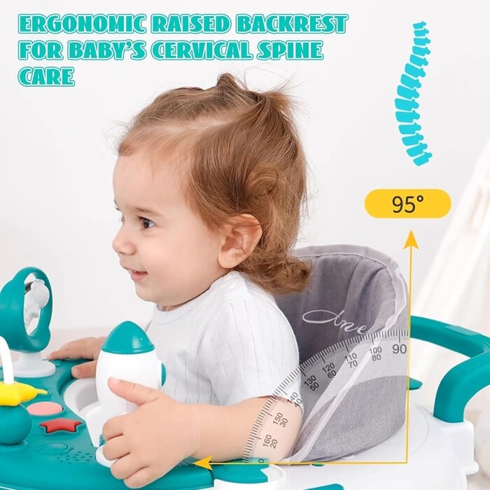 3-in-1 Baby-Lauflernwagen & Spielcenter, höhenverstellbar - bis zu 29% Rabatt