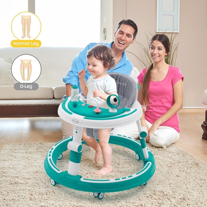 3-in-1 Baby-Lauflernwagen & Spielcenter, höhenverstellbar - bis zu 29% Rabatt