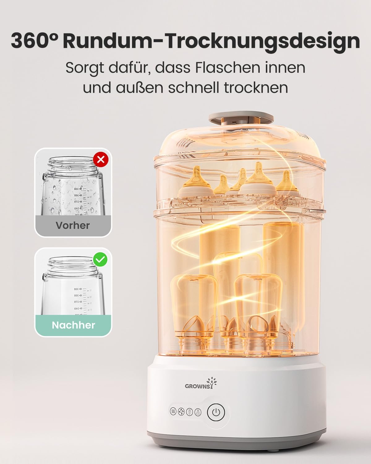5-in-1 Babyflaschen-Sterilisator & Trockner - Jetzt bis zu 34% Rabatt