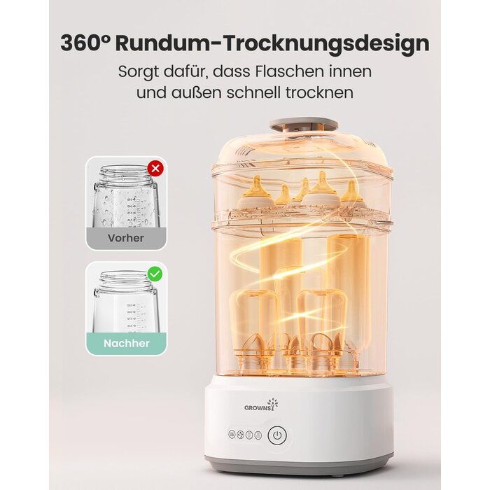 5-in-1 Babyflaschen-Sterilisator & Trockner - Jetzt bis zu 34% Rabatt