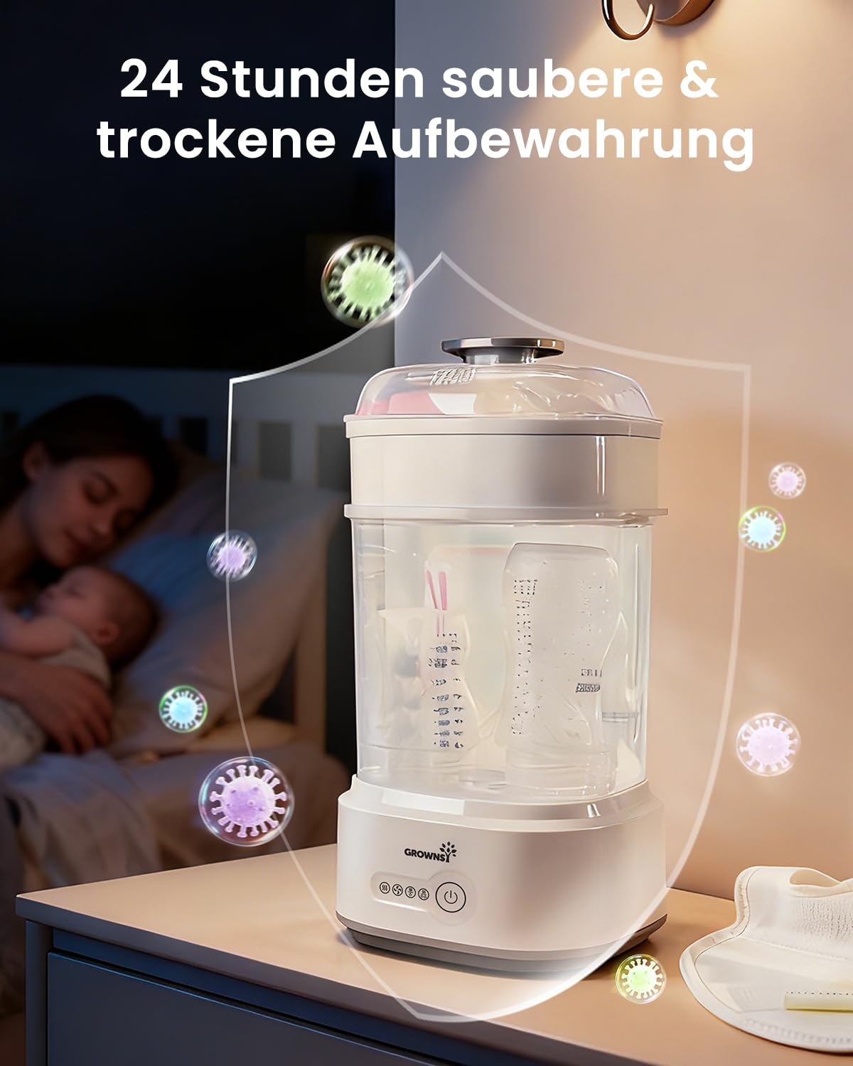 5-in-1 Babyflaschen-Sterilisator & Trockner - Jetzt bis zu 34% Rabatt