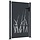 Gartentor 105x155 cm Anthrazit Laser-Design - Jetzt bis zu 35% sparen