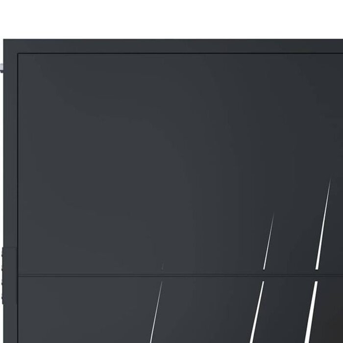 Gartentor 105x155 cm Anthrazit Laser-Design - Jetzt bis zu 35% sparen