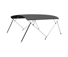 Vidaxl Bimini-Top für Boote 4-Bügel 243x230-244x137 cm Anthrazit - 60% Rabatt