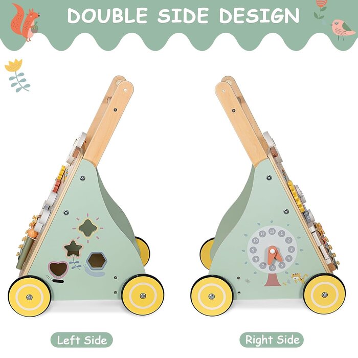 Montessori Lauflernwagen aus Holz - Multifunktionales Lernspielzeug bis zu 34% Rabatt