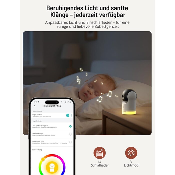 2K Babyphone mit 2 Kameras & 5 Zoll Display - jetzt bis zu 35% günstiger