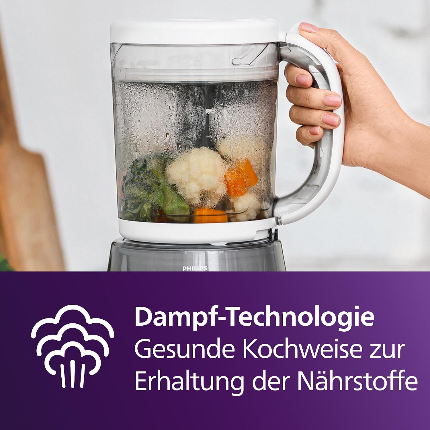 4-in-1 Babykostzubereiter: Dampfgarer & Mixer - Glas - bis zu 35% Rabatt