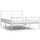 Metallbett 120x190 cm Weiß - Zeitloses Design - Bis zu 64% Rabatt sparen