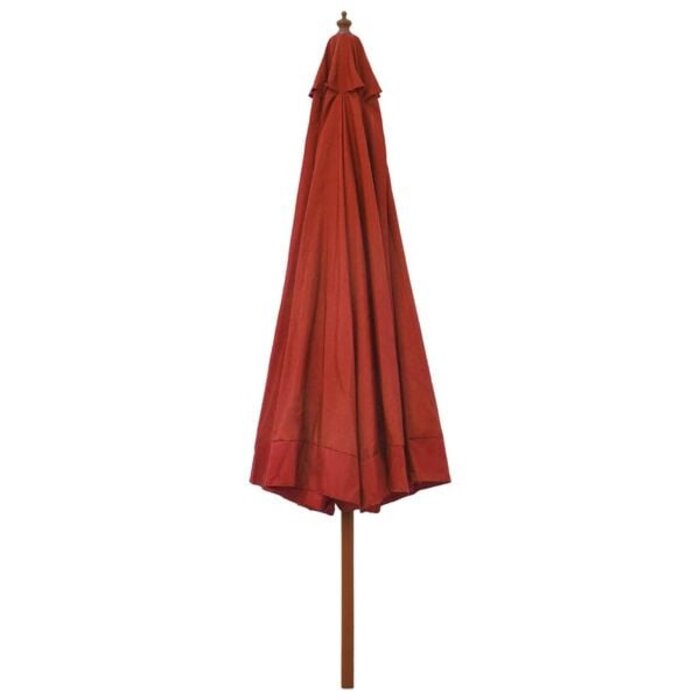 Vidaxl Großer Sonnenschirm 330 cm, Terracotta - Bis zu 35% Rabatt
