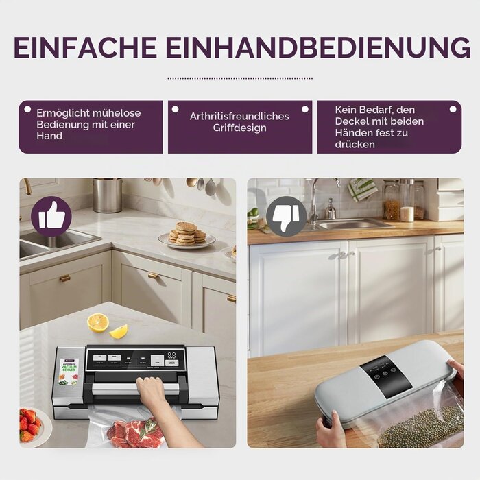 Vakuumiergerät 140W mit 95kPa - Silber - Bis zu 34% Rabatt auf Rückläufer