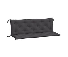 Vidaxl Gartenbankkissen 2er-Set 150x50x7 cm Anthrazit - 55% Rabatt