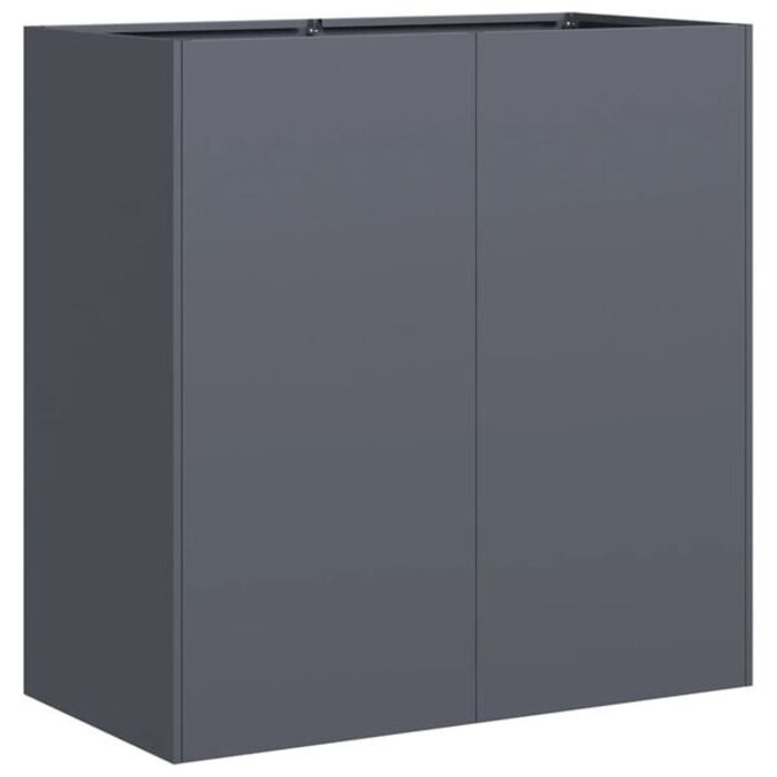 Vidaxl Pflanzkübel Anthrazit 80x40x80 cm - Jetzt bis zu 34% Rabatt sparen!