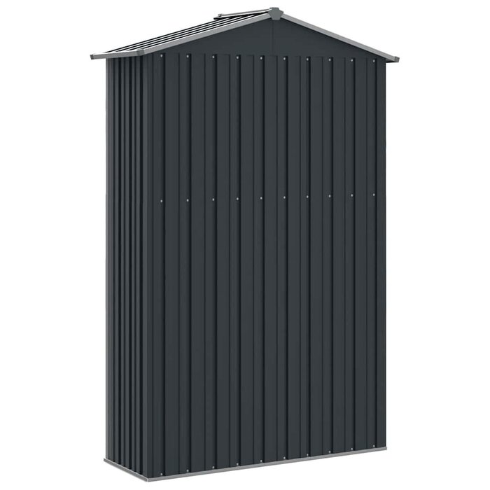 Vidaxl Gartenschrank aus verzinktem Stahl 116x45x175 cm Anthrazit - bis zu 35% sparen