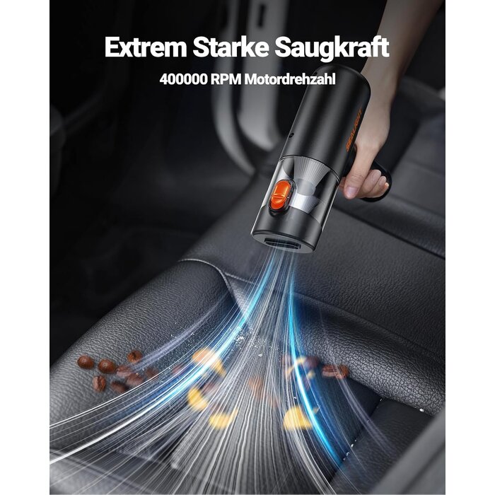 Kabelloser Handstaubsauger mit 32.000 Pa - Outlet bis zu 31% sparen