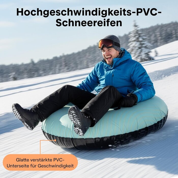 Aufblasbarer 122 cm Schneereifen für Rodelspaß - bis zu 34% sparen