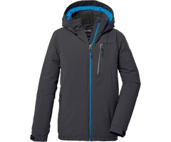 Killtec Funktions-Winterjacke für Jungen Gr. 176 - Schwarz-Blau - bis zu 40% günstiger