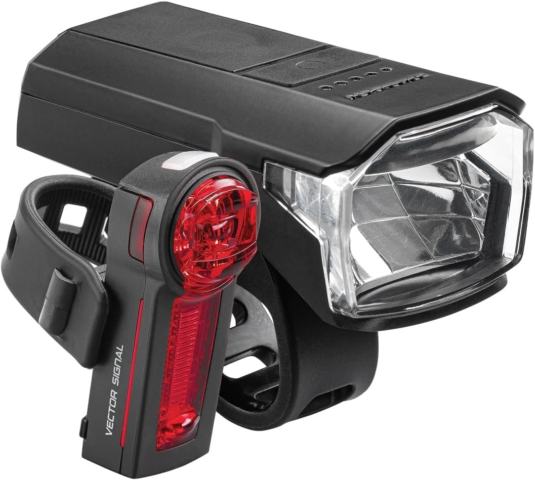 Fahrrad-Lichtset 80 Lux mit Bremslicht - jetzt bis zu 34% günstiger