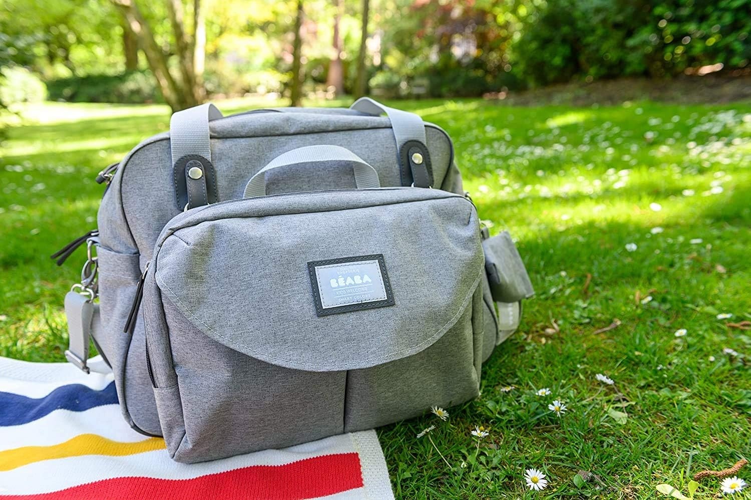 Modulare Wickeltasche, geräumig & flexibel, Grau - Jetzt bis zu 29% reduziert