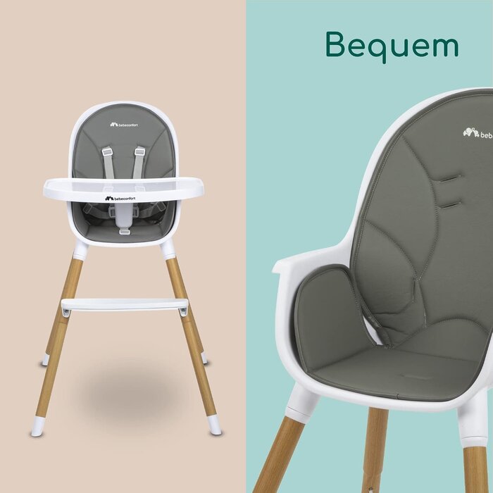 Mitwachsender Kinderstuhl 2-in-1 - Warm Grey - bis zu 34% Rabatt