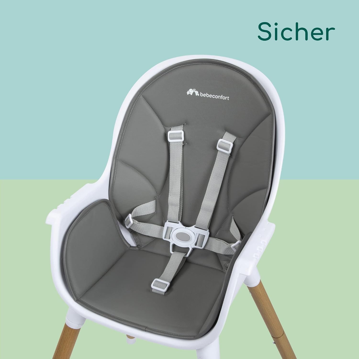 Mitwachsender Kinderstuhl 2-in-1 - Warm Grey - bis zu 34% Rabatt