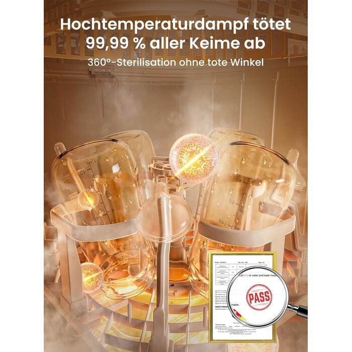 Automatischer Babyflaschen-Reiniger & Sterilisator - bis zu 35% Rabatt